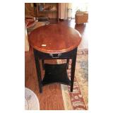 Living room end table, country decor style with