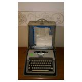 Type writer, located in down stairs room