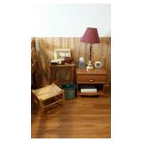 Furniture Lot, modern oak nightstand, another