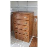 Oak Chest of Drawers, modern oak 5 drawer chest