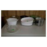 Group lot of kitchenware, located in downstairs