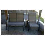 Group lot, includes patio glider that measures 38