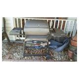 Kenmore three burner propane grill, with cover