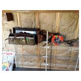 Shelf contents only, toolbox and contents, tool