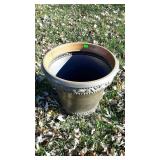 Poly planter - 20" diameter by 17" high - Front