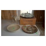 Group lot, includes glasses, pampered chef