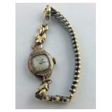 10kt rolled gold plate buloua wrist watch not