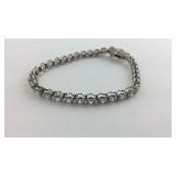 Sterling tennis bracelet