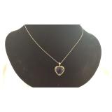 Sterling heart necklace