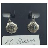 AK Sterling silver earrings