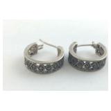 925 Sterling Marcasite earrings