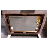 Wall mirror. Wall hanging with beveled glass and