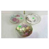 Painted china plates, Haviland, Bavarian and