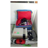 Nintendo entertainment system with games, mat,