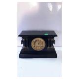 Mantle Clock, key wind type but no key, columns