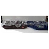 Glassware, some etched and some pattern glass