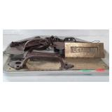 Hardware, tray of vintage door hardware