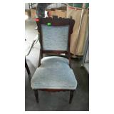 Victorian Parlor Chair, hip seating chair with