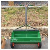 Scotts spreader with precision flow control