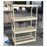 Heavy  duty plastic four section organizer shelf