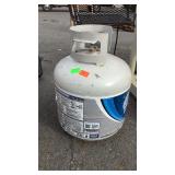 Empty gas propane tank