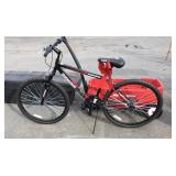 Road master granite peak 26 bicycle, with red