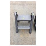 Plastic folding step stool