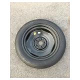 Temporary use only spare tire, good year,