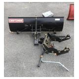 Craftsman blade with wheel weighs, tire chains,