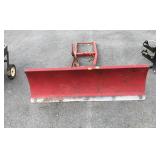 Wheel horse blade attachment
