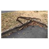 Single point push plow