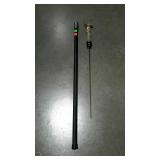 Hidden sword buck head cane. Heavy metal tubing