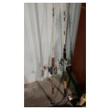 Two fishing Rods and Poles, both show some use