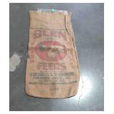 Glen Feeds burlap bag, from Glenville PA does