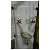 Christmas decor. Sheet metal art. Includes two