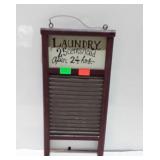 Small wall decor wash board, 17 inches long