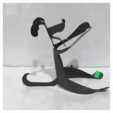 Metal dog shaped statue