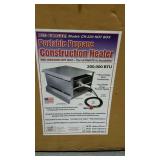 Portable propane construction heater, Red Dragon