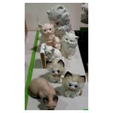 Figurines - seven cat shaped