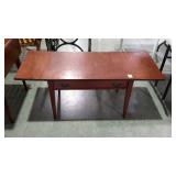 Mahogany Dropleaf coffee table with single