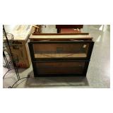 Two Barrister bookcase sections made by the