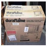 Duraflame electric stove with infrared heater.