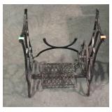 Treadle sewing machine base only. Treadle still