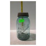 3-L blue glass Ball Perfect Mason canning jar