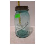 3-L blue glass Ball Perfect Mason canning jar