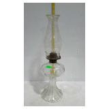 Oil lamp with chimney - 19" tall with Eagle burner