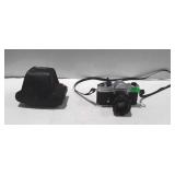 Camera, 35mm- Yashica TL-Electro with neck strap &