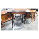 Singer Treadle base with cabinet, no sewing