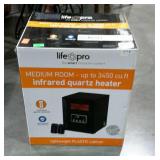 Infrared Heater,  quartz medium room size up to