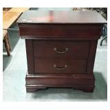 End stand, does have two drawers 27 by 17 by 28